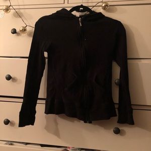 Black zip up